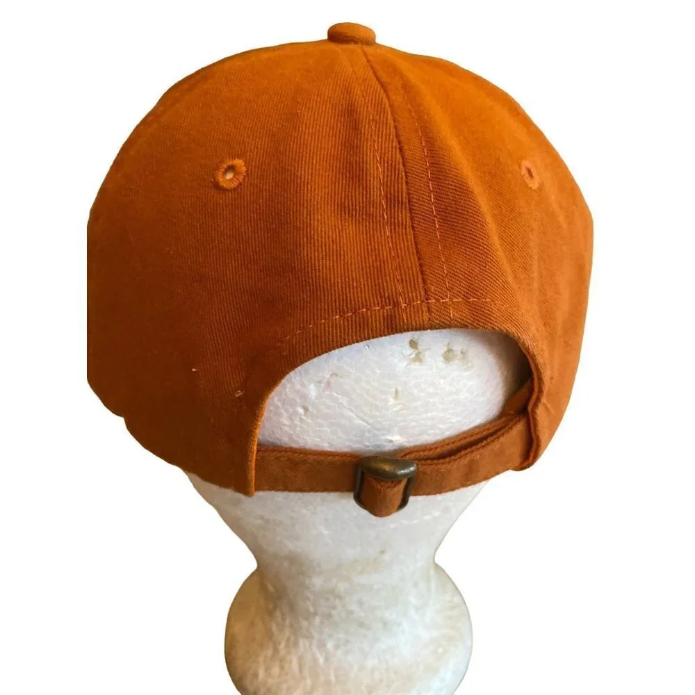 Life is Better in the Mountains Orange Distressed Hat Cap‎ Adjustable